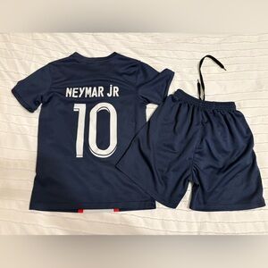Kids Neymar Jr. Soccer Jersey Matching Set